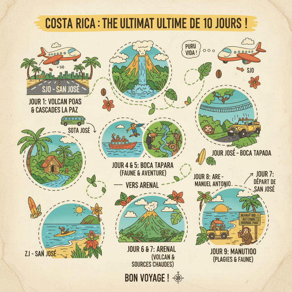 Overview 100 % Costa Rica Adventure